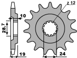 PBR gear wheel 532 17 18NC (88-90, JTF527.17)